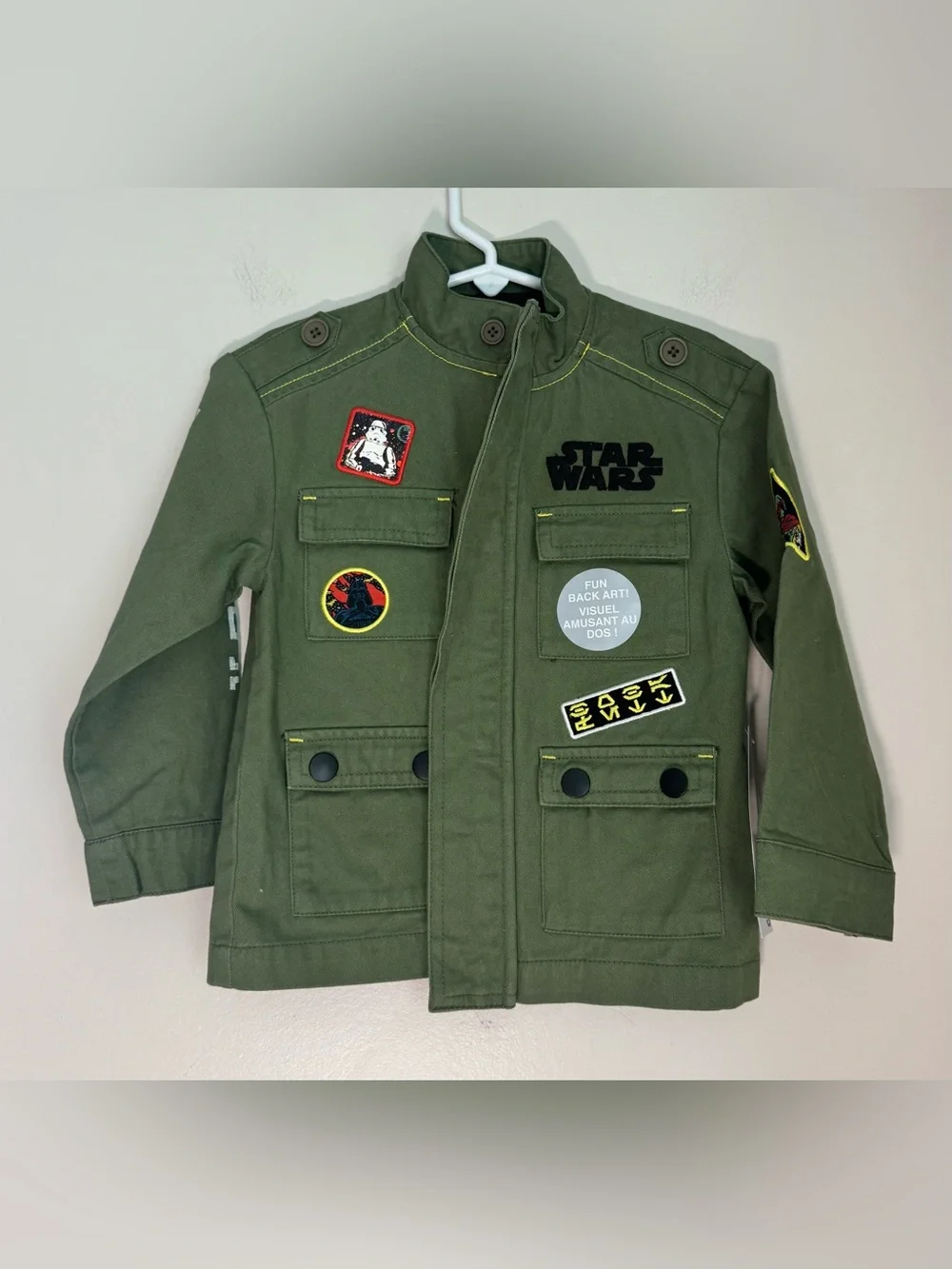 Star Wars Olive Green Patch Field Jacket
